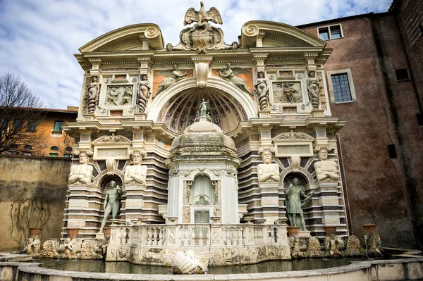 Villa d 'Este en Tivoli, Roma. Italia — Foto de Stock