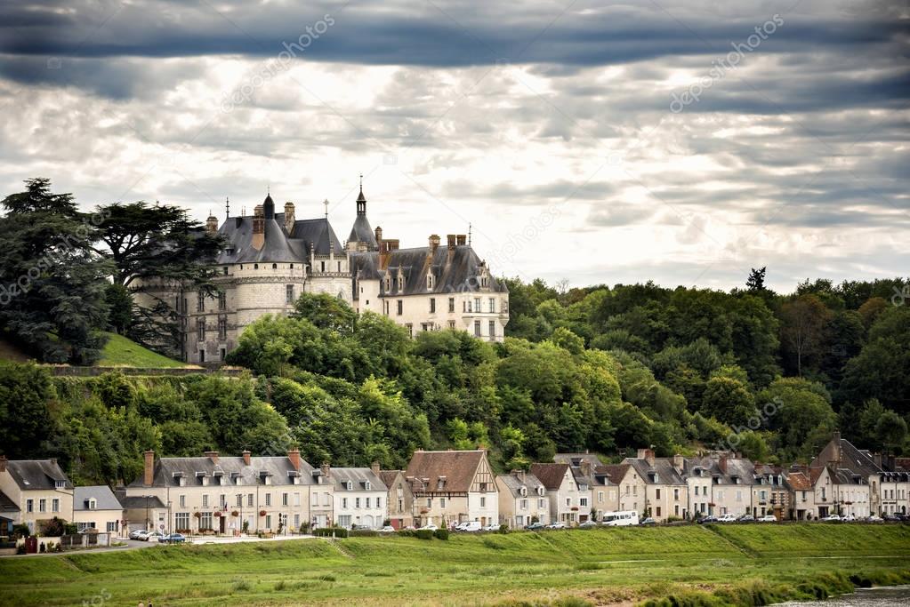 hateau de Chaumont-sur-Loire, France. This castle is located in the Loire Valley, was founded in the 10th century and was rebuilt in the 15th century.