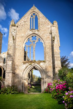 Yaşlı Abbaye Denizcilik de Beauport, Paimpol, Cotes-d 'Armor, Brittany, Fransa
