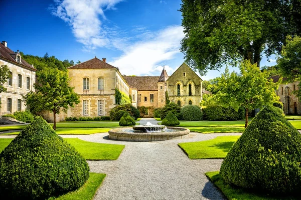 Abtei Von Fontenay Burgund Frankreich — Stockfoto