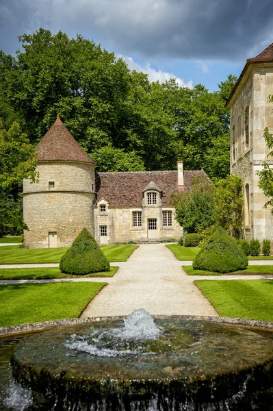 Abdij Van Fontenay Bourgondië Frankrijk — Stockfoto