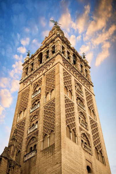 Giralda Campanile Della Cattedrale Siviglia Siviglia Andalusia Spagna — Foto Stock