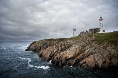 Phare de Saint Mathieu, Plougonvelin, Finistere, Brittany, Fransa