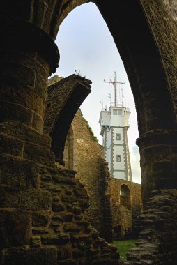 Phare de Saint Mathieu, Plougonvelin, Finistere, Brittany, Fransa