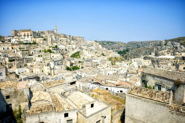 Matera Staré Město Basilicata Itálie — Stock fotografie