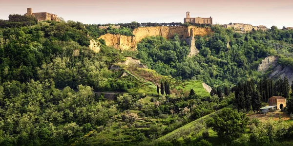 Volterra Balze Volterra Średniowieczne Miasto Toskania — Zdjęcie stockowe