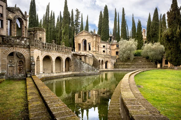 Montegabbione Scarzuola Città Ideale Opera Arte Surreale Progettata Tommaso Buzzi — Foto Stock