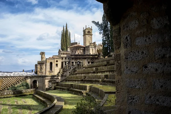 Montegabbione Scarzuola Ciudad Ideal Obra Arte Surrealista Diseñada Por Tommaso —  Fotos de Stock