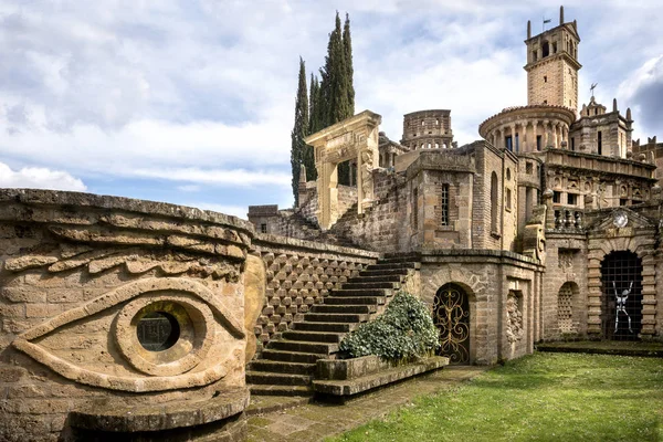 Montegabbione Scarzuola Cidade Ideal Obra Arte Surreal Projetada Por Tommaso — Fotografia de Stock