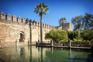 bahçeler de alcazar de los reyes cristianos Cordoba, İspanya