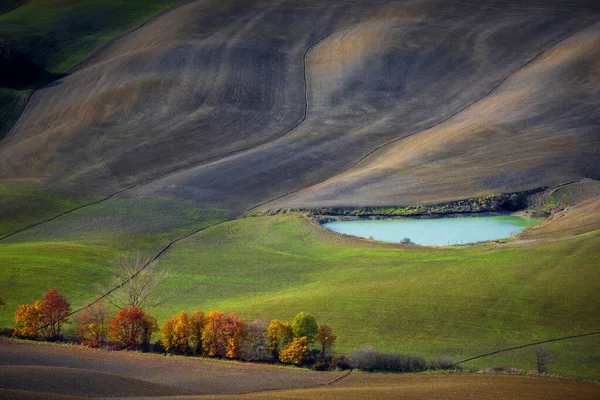 Tuscan Hills Autumn Tuscan Landscape Tuscany Italy — Stock Photo, Image