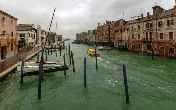 Венеция Зимний Городской Пейзаж Неприятный День — стоковое фото