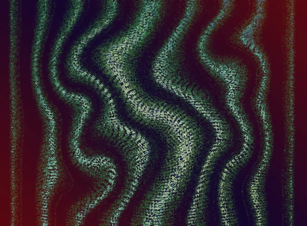 うろこ状波状 3 d きらめく、マルチカラーの背景網状スムート — ストック写真