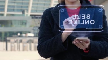 Kadın internetten Hud Satışı ile Etkileşim Kuruyor