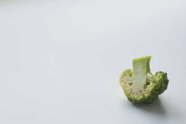 Brócoli Sobre Fondo Blanco — Foto de Stock