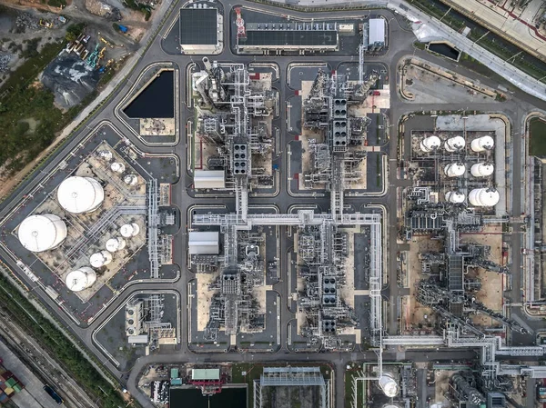 Petrol rafinerisi, petrol liman, petrol tankeri gemi Tayland at .