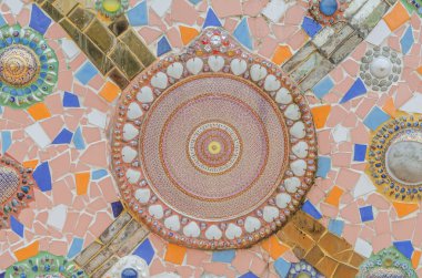 Yan kapak duvar döşeme deseni.