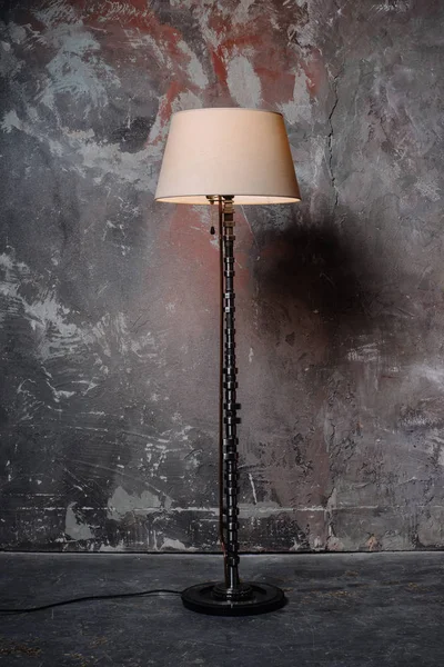 Floor lamp is handmade. Unusual lamp and chic gift. Made to order from auto parts
