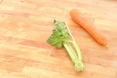 Kereviz ve havuç yukarıdan, büyük Oda