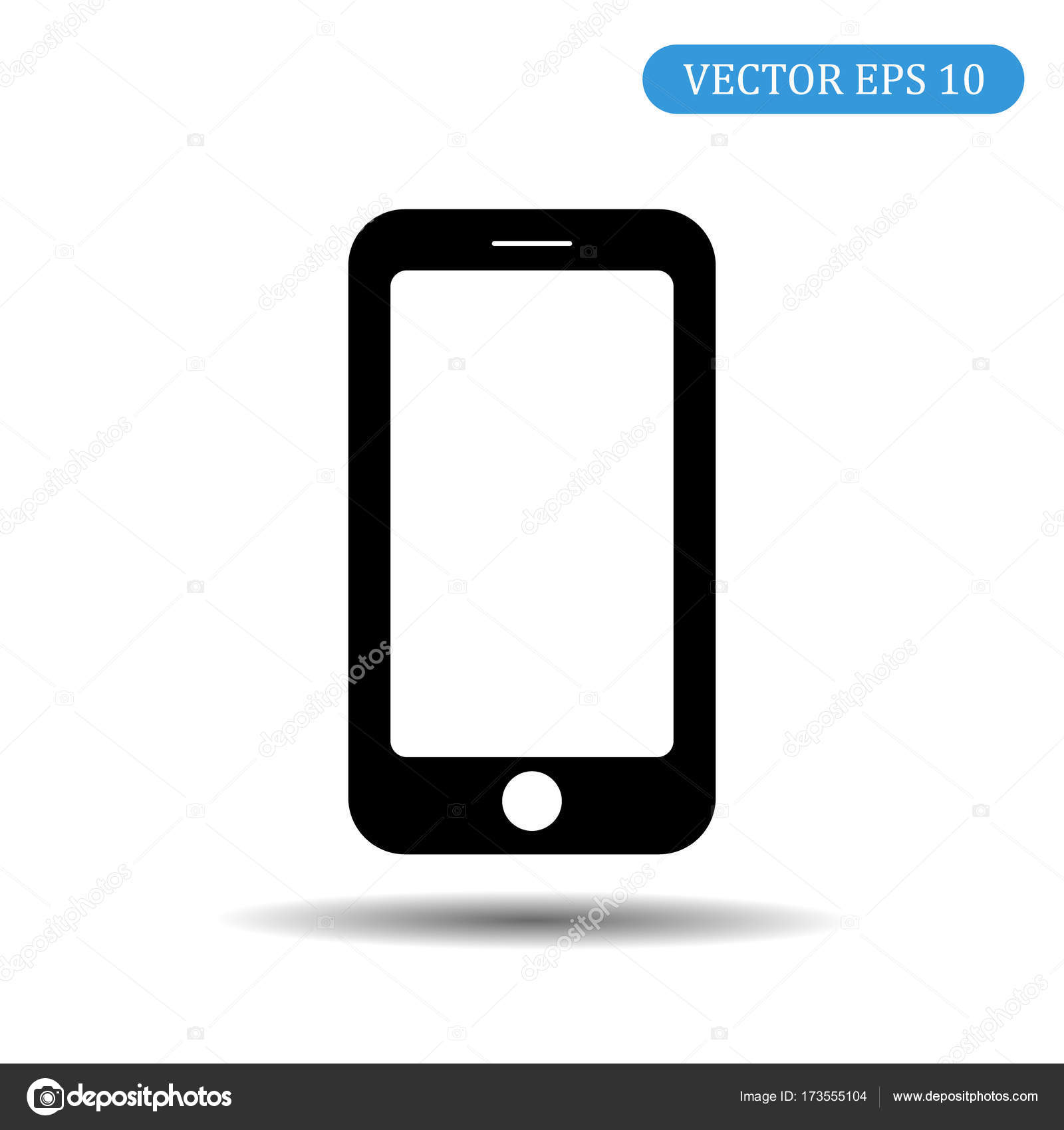 Phone Icon Vector Illustration Smartphone Iphone Vector Image By C Igorsynyshyn Vector Stock