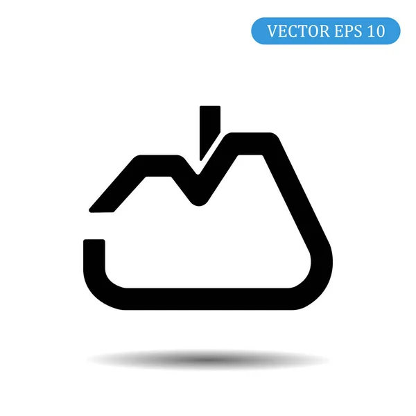 Haus icon.vector Illustration. — Stockvektor