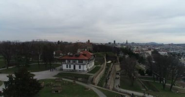 Viktor anıt Belgrad, havadan görünümü