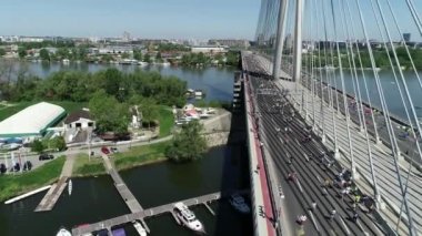 2018 Belgrad Maratonu havadan görünümü
