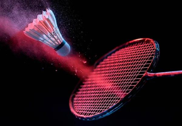 Badminton aksiyon, Badminton mekik siki, Hızlı Mekik siki.