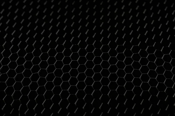 Abstrato Honeycomb Fundo Abstrato Preto Textura Fundo Hexágono — Fotografia de Stock
