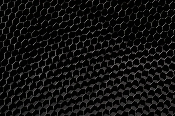 Abstract Honeycomb Background Abstract Black Texture Background Hexagon — Stock Photo, Image