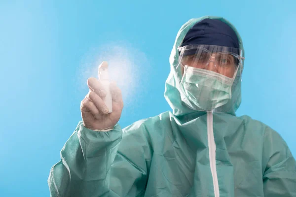 Coronavirus Quarantine Disinfection Decontamination Conavirus Pandemic Cleaning Disinfection Infection Prevention — Stock Photo, Image