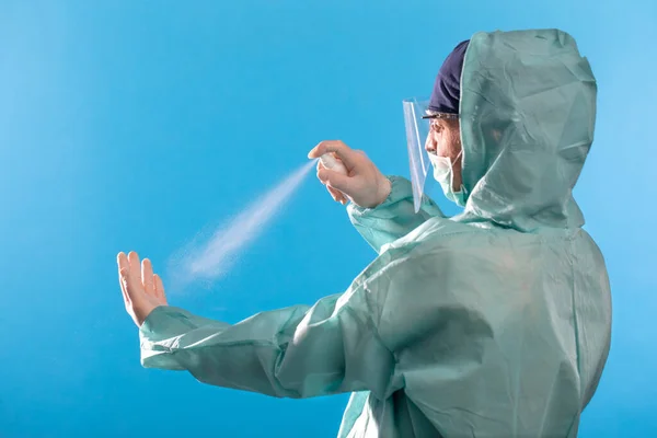 Quarantena Coronavirus Disinfezione Decontaminazione Pandemia Conavirus Pulizia Disinfezione Prevenzione Controllo — Foto Stock