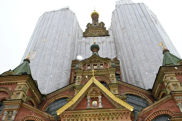 호프에 러시아 정교회 — 스톡 사진