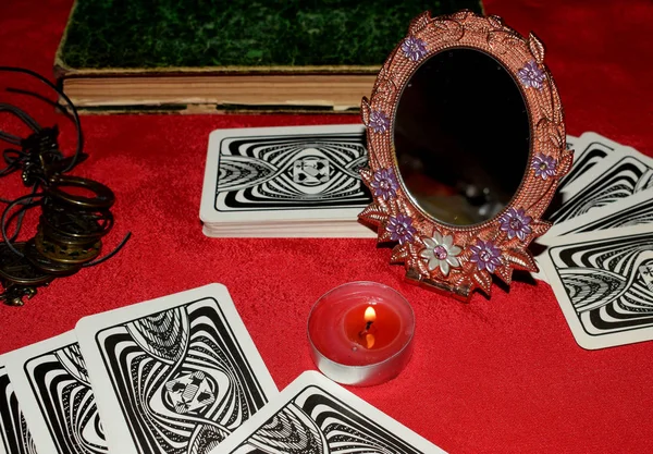 Christmas fortune telling with accessories for fortune telling