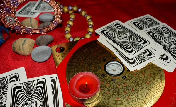 Christmas fortune telling with accessories for fortune telling