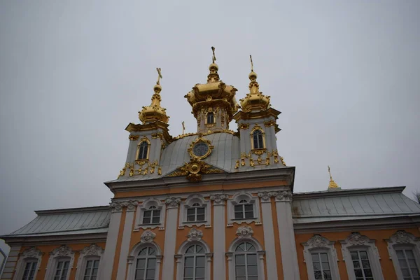 俄罗斯教堂的穹顶 — 图库照片