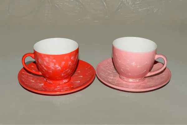 Coffee Cup Photo Cup Tea Set — Stock Photo, Image