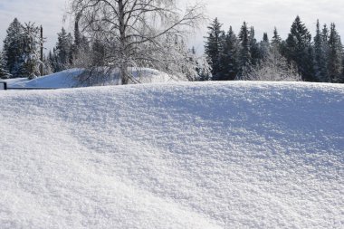 Kırsal kesimde karlı kış
