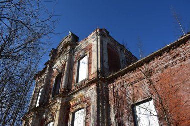 Roma İtalya 'da eski bir evin cephesi