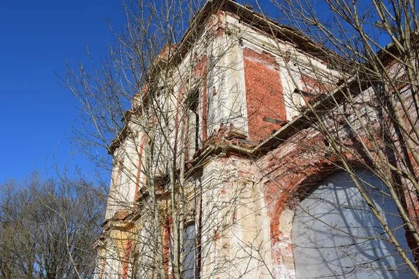 Antiguo Edificio Destruido Monumento Arquitectónico — Foto de Stock