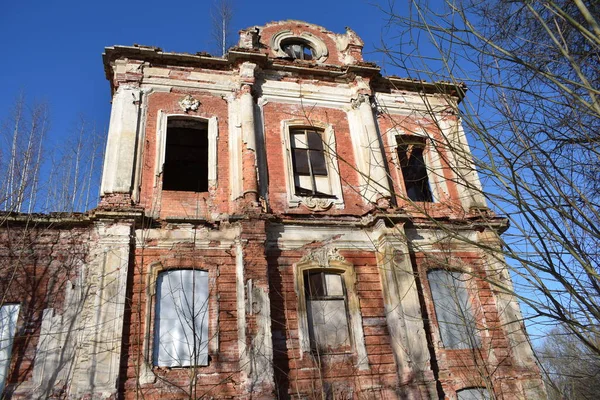 Stary Dom Zimie — Zdjęcie stockowe