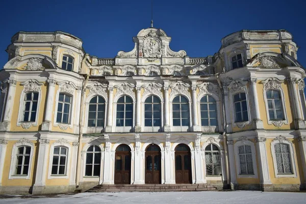 Palazzo Storico Con Stucchi Antico Palazzo — Foto Stock