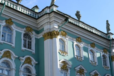 Pervazların detayları, tarihi saray.