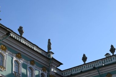 Pervazların detayları, tarihi saray.