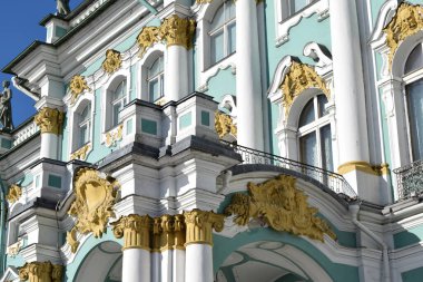 Pervazların detayları, tarihi saray.