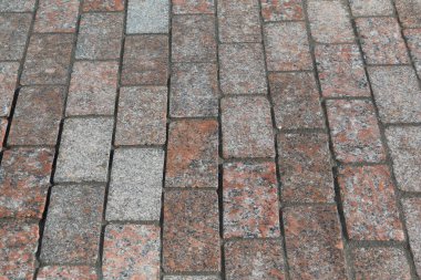 Meydandaki fayanslardan yapılmış yol yüzeyi arkaplanı