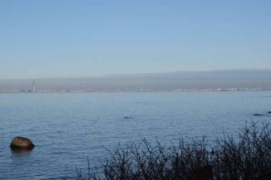 Denizde gün batımı, deniz manzarası