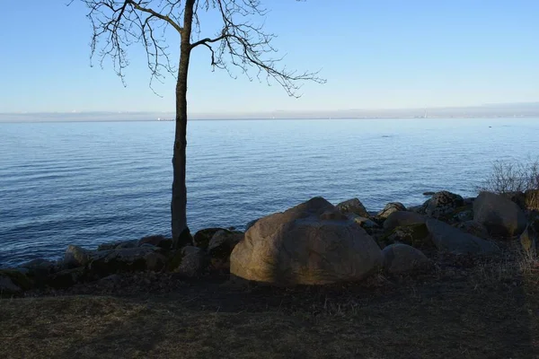 Solnedgång Havet Havsutsikt — Stockfoto