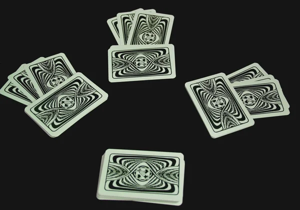 Playing Cards Dark Background — Stock Photo, Image