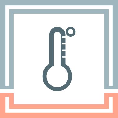 thermometer flat icon